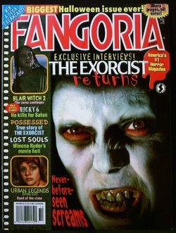 Cover of Fangoria, October 2000