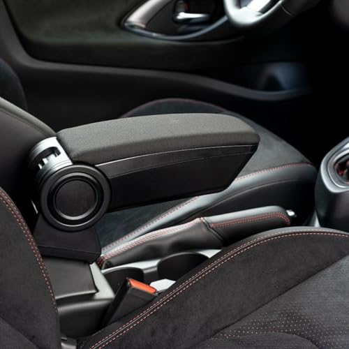 Rati Armster 3 Armrest Compatibile Con Opel Meriva 2010-2017 With Flexrail! [Fabric, Black] - 5