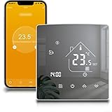 Termostato WIFI programable para caldera de gas, caldera de agua caliente y calefacción por suelo a base de agua con monitoreo en tiempo real a través de la aplicación de smartphone (calentamiento de