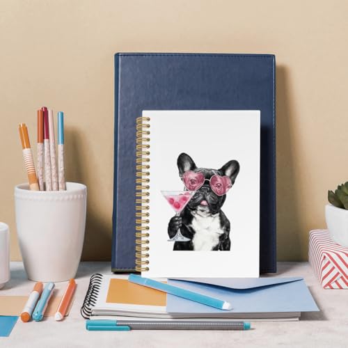 Cahier bouledogue français à spirale pour organiser ses notes sans stress
