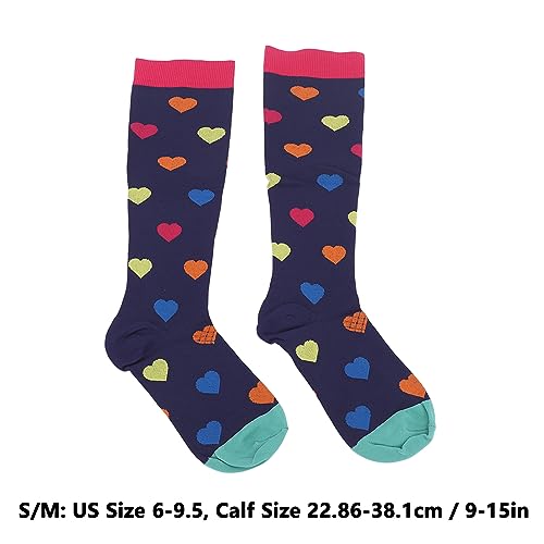 1 par de Meias de Compressão, Promove a Circulação, Reduz o Inchaço, Meias de Compressão Respiráveis