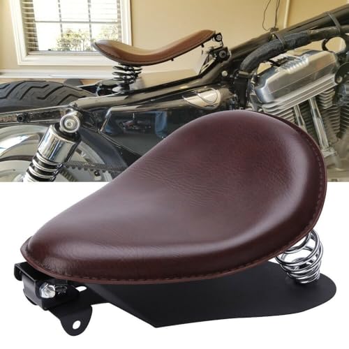 Asiento individual con resorte para moto V-Star base de PU resistente 2