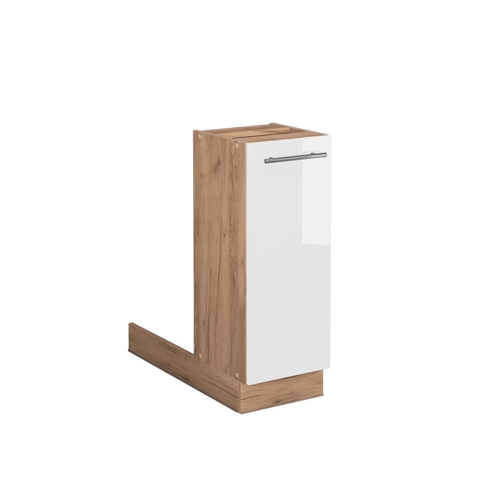 Vicco Kitchen island Fame-Line, White High Gloss, 30 cm โ image 1
