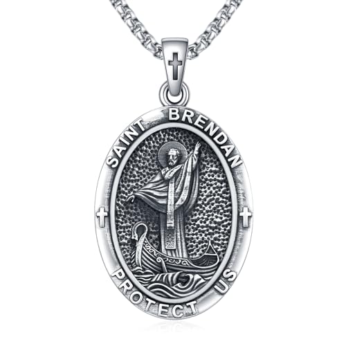 Lfkk St Brendan Medal Necklace