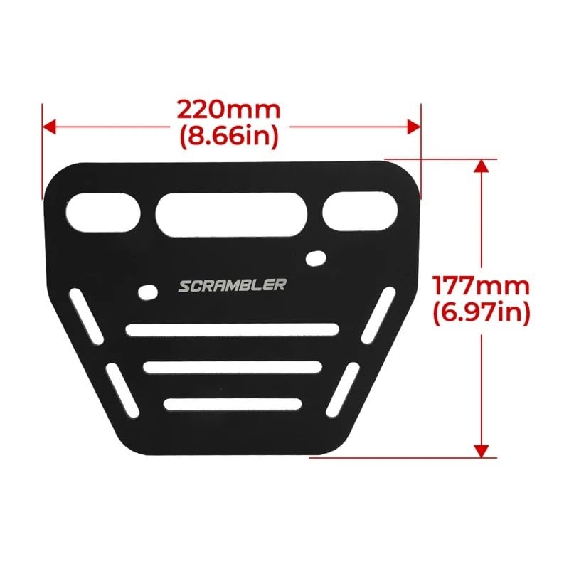 Support de sacoches Scrambler arrière pour fixer vos bagages sans risque - 3