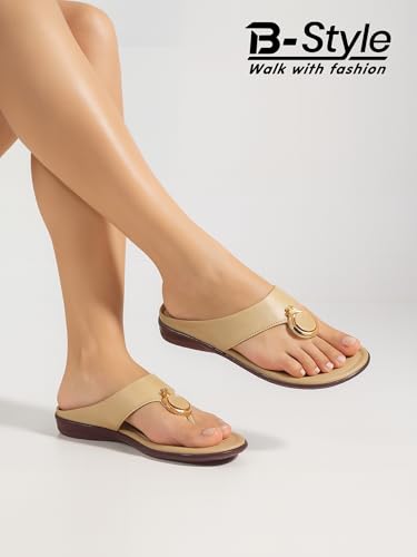 Image of B-Style Branded casual sandals for women trendy casual footwear for womens Soft Premium wedge heels women stylish lightweight womens wedges daily fashion