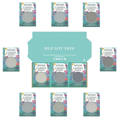 Rust-Oleum Garden Paint in Gloss Finish – Dusky Greys Tester Box