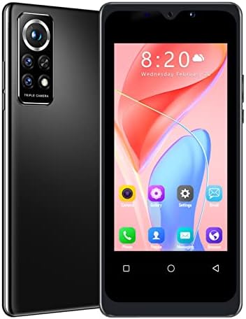 FOUF 4.5inch QHD Smartphone, Dual SIM Unlocked Cell Phones Dual Card 512MB RAM 4GB ROM Mobile Phone 3G Unlocked Smartphone Dual Core Phone for Android 6.0, Triple Card Slots (US Plug)