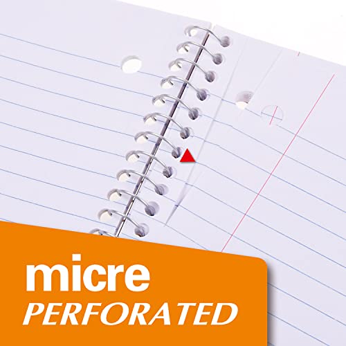 Kaisa 1 Subject Notebook Spiral Notebooks, College Ruled 70 Sheet 10.5X8 Recycled Paper Notebooks For School Students Office, 6Pads,S07001C-R #TOP4