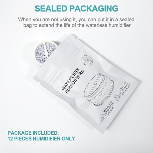 12er-Pack Ersatz Humi DX kompatibel mit AirMini und Airfit N20 und P10, verbessert die Befeuchtung des Luftstroms, Hochwertiges CPAP-Zubehör von BlessEase