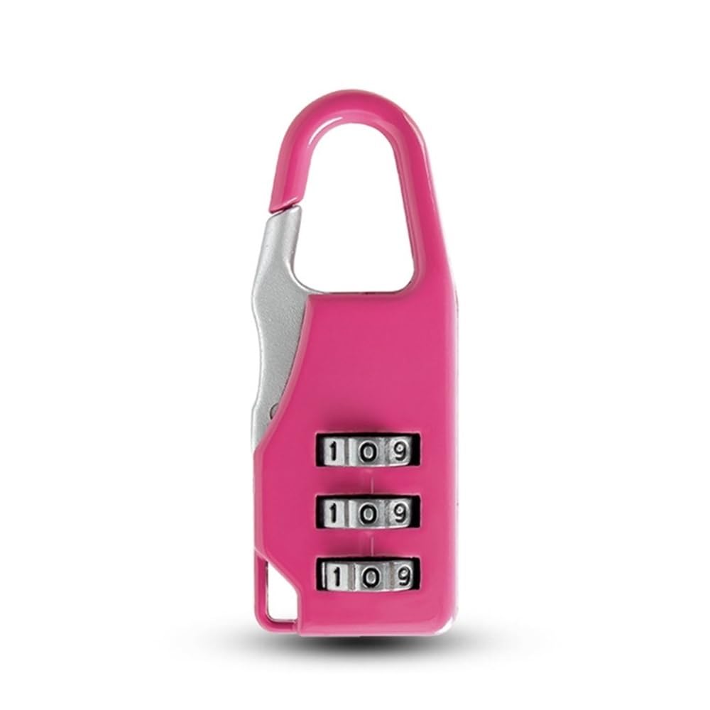 Suitcase Locks, Resettable 3-Digit Combination Padlock for Suitcases and Bags Multicolor(A2)