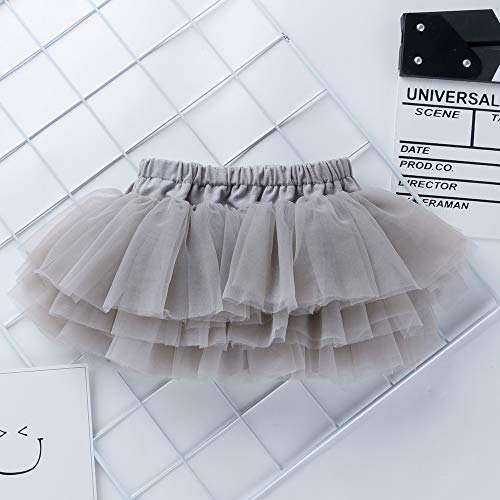 Image of Anbaby Baby Girls Soft Tutu Skirt Toddler Ruffled Pants Diaper Cover