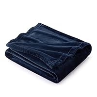 Algopix Similar Product 20 - Bedsure Navy Blue Throw Blanket Fleece