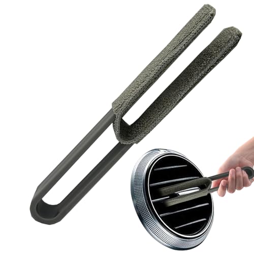 Cepillo De Limpieza De Ventilación De Aire Acondicionado Para Automóvil: Detalle, Herramienta Para Quitar El Polvo Interior, Limpiador De Espacios De Cerdas Finas, Accesorio De Barrido Para Tabl