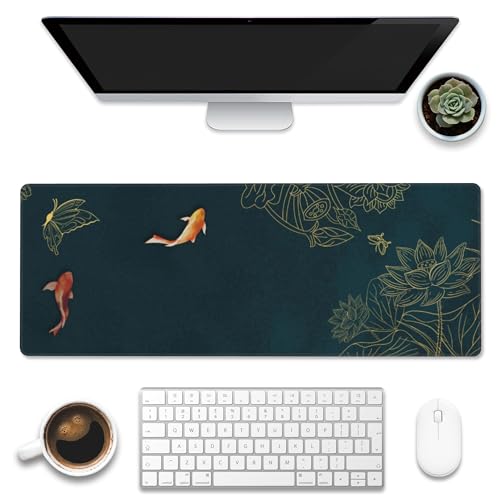 Tapete de mouse grande para jogos, tapete de mesa de pintura com ...