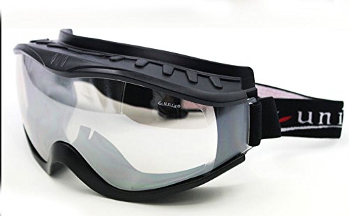'Fit Over Glasses' Anti-Fog Riding Goggles (Black Frame Clear Lens) #TOP1