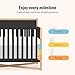 Dream On Me Owen 5-in-1 Convertible Full-Size Baby Crib in Matte Black, GreenGuard Gold & JPMA, Converts to Toddler, Day, & Full-Size Bed, Non-Toxic Paint, Safe Sleep Environment