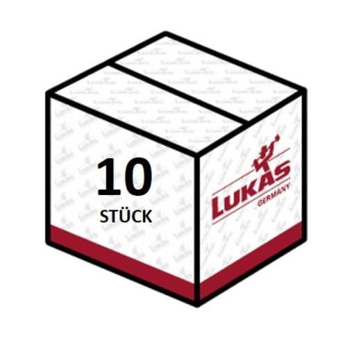 LUKAS ERZETT 10 discos de desbaste T27 para acero de 180 x 7 mm, para amoladora angular, A24/30S-BF, 19 x 20 x 9 cm