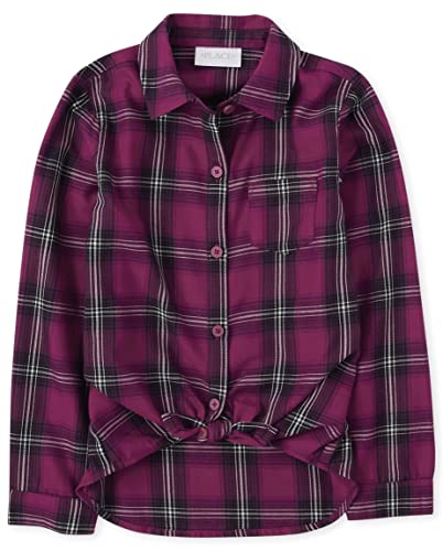 Image of The Children's Place Girls' Long Sleeve Button Down Shirt