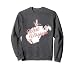 Cute West Virginia State Floral Rose Sweatshirt, Adult Unisex, Dark Heather Grey, XX-Large