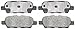 Raybestos SGD905C Service Grade Ceramic Disc Brake Pad Set