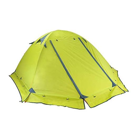 TRIWONDER Tienda de Campaña 1/2/3 Personas Impermeable Ligera 4 Estaciones Doble Capa Carpa para Acampar Playa Exterior Senderismo Viaje (Verde - con Borde Falda - 2 Personasa)