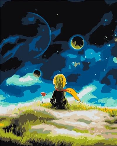 Peinture par numéros Petit Prince pour vaincre le stress de la toile blanche 30x40