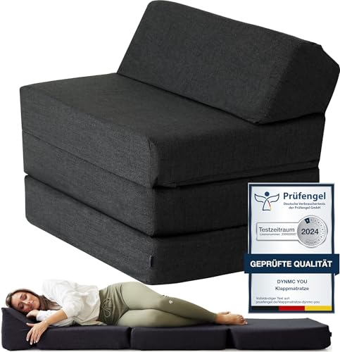 DYNMC you Sillón plegable con función de cama – Sillón plegable con función de dormir – Sillón para invitados plegable – Sillón con función de sueño – Sofá cama