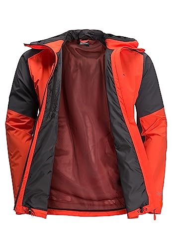 Jack Wolfskin Jaqueta padrão, vermelho forte
