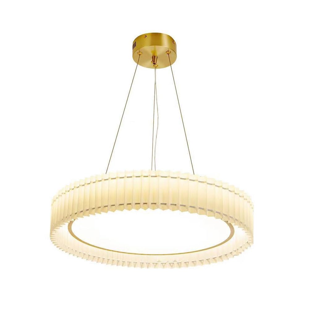 Lustre de plafond blanc avec 3 couleurs d'éclairage réglable pour chambre