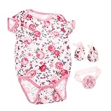 Choix charmants : disponibles dans une variété de motifs et de couleurs mignons pour s'adapter à différentes personnalités de poupées, tenues de vêtements de poupée bébé, tenue de bébé
