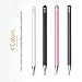 Stylus Pens for iPad Pencil, Capacitive Pen High Sensitivity & Fine Point, Magnetism Cover Cap, Universal for Apple/iPhone/Ipad Pro/Mini/Air/Android/Microsoft/Surface and Other Touch Screens