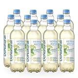 Confezione da 12 – DoNatural Acqua Erboristica – Citronella con Menta & Finocchio, 500 ml Bevanda funzionale a basso contenuto calorico con magnesio e manganese. Rinfresco naturale e vegano.