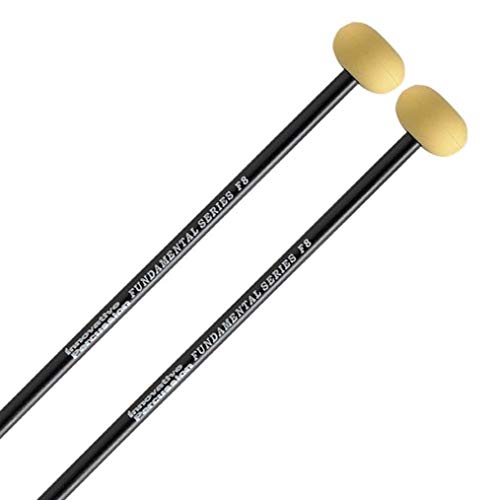 Innovative Percussion F8 Fundamental Series Medium Rubber Marimba Mallets With Birch Handles #TOP1