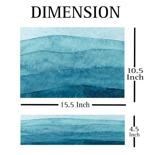 Image of Full Laptop Skin Stickers HD Quality Sticker for Laptops Upto 15.6 inch (Dustproof|Waterproof|Scratchproof|Reusable) - BL Wave FL RON1