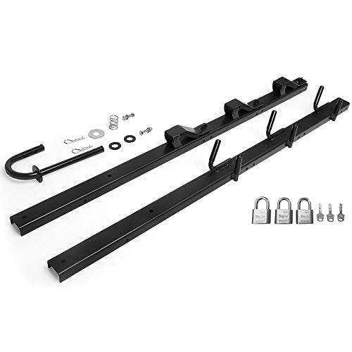 Lonwin String Trimmer Rack 3 Place Fit For Open Landscape Trailer Weed Eater Rack With Locks #TOP2