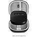 Geekria Shield Speaker Case Compatible with Bose SoundLink Micro, Replacement Travel Hard Shell Portable Speaker Protective Carrying Bag with Cable Storage, Keychain Hook (Grey)