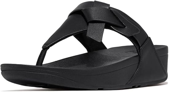 Amazon.com | Fitflop Women's Lulu Folded-Knot Leather Toe-Post