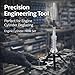 Engine Cylinder Hone Set, Adjustable Deglazer for 3 / 4in to 7in Diameter Cylinder Hole - Flexible Shaft Design, Durable Metal Construction, Ideal for Auto and Industrial Engine