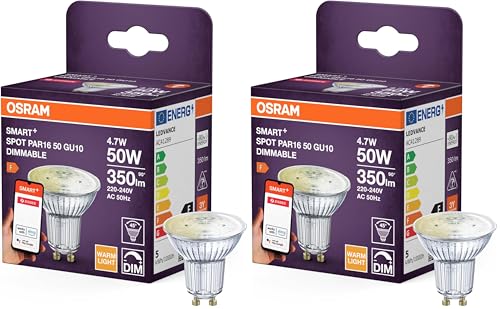 Spot LED GU10 connecté Osram SMART ZigBee dimmable, la solution contre les factures d'énergie - 2