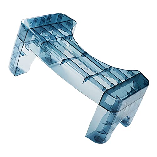 BESTonZON Bathroom Step Stool Plastic Toilet Footstool Boys and Girls Step Stool Anti-Slip Portable for Home Random Color