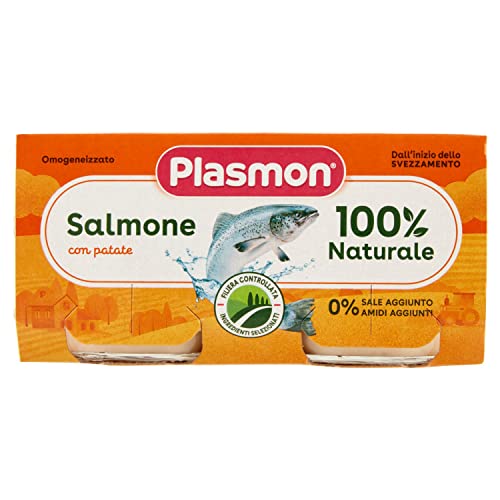 Plasmon Omogeneizzato Salmone 2x80g