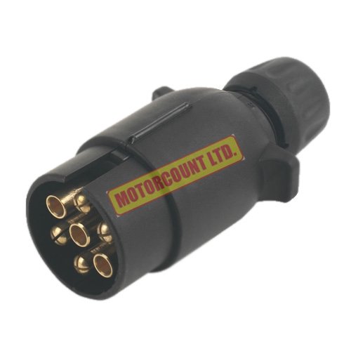 Maypole MP021 N-Type 7-Pin Trailer Board Plug 12V