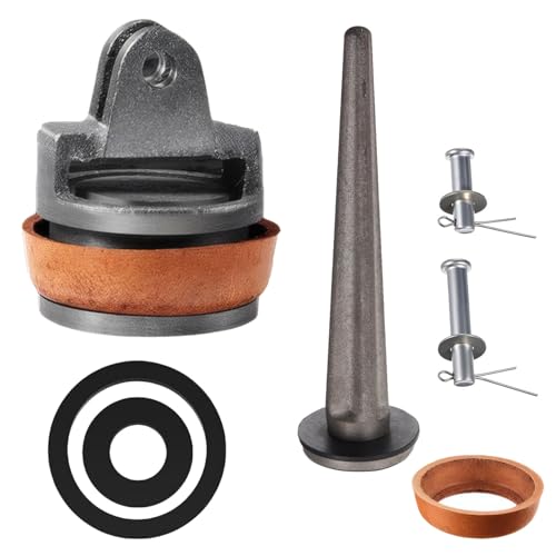 Schwengelpumpe Ersatzteile typ 75, Langlebige Dichtung, Schwengelpumpe Ersatzteile, Einfache Installation, Schwengelpumpe, für Brunnen, Gärten und Bewässerung (Grau)