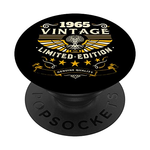 Retro 1965 Birthday Pop Socket divertido regalo de cumpleaños 1965 1965 PopSockets PopGrip Intercambiable