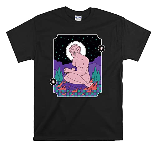 T-Shirt Unisexe Old Magic Noir M pour Vos Sorties Citadines