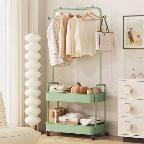 GWFBLID Perchero de metálico Arbol de Pasillo de Pie con Ganchos y Barra de Soporte Percheros Burro