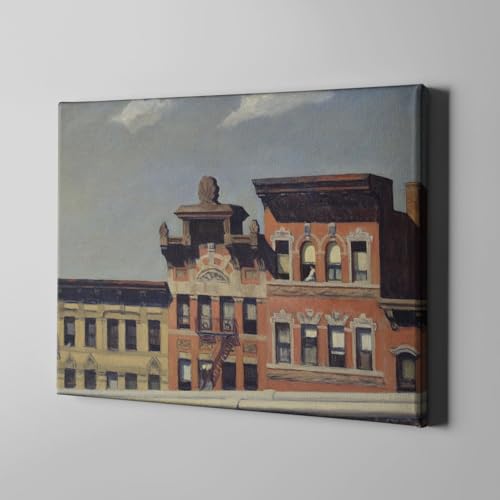 Toile de galerie Edward Hopper From Williamsburg Bridge par Spiffing Prints, format Medium