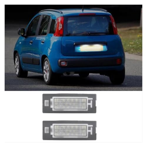 Luz LED para placa matrícula coche Fiat Panda Tipo 2003-2012 trasera 5