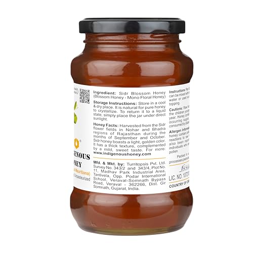 Miel Sidr Natural Indígena 500 g sin filtrar miniatura 4